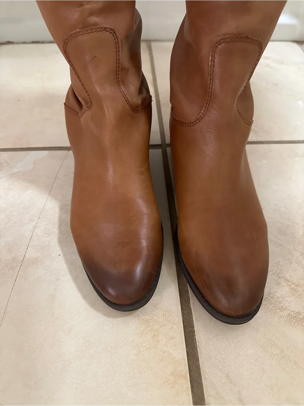 Tall Leather Riding Boots
